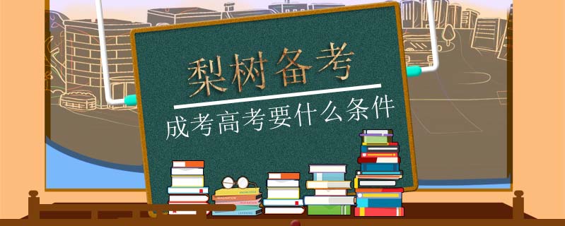 梨樹(shù)備考成考高考要什么條件